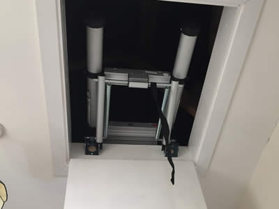 Telescopic loft ladder
