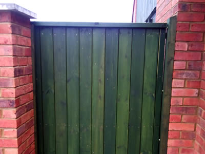 Wooden gate