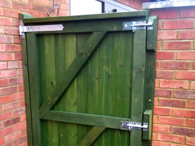 Wooden gate